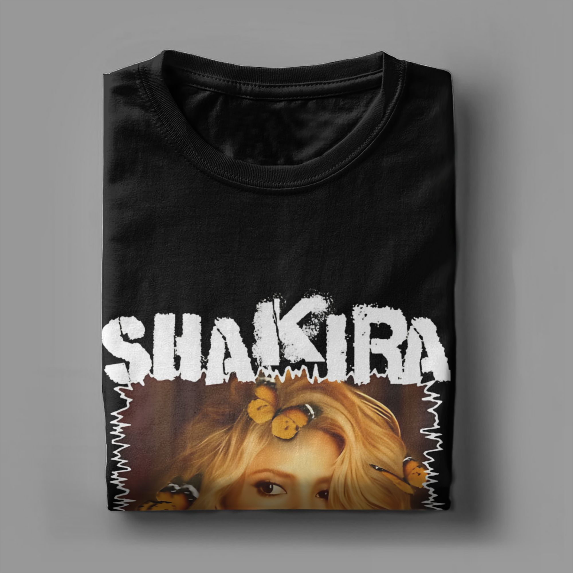 Summer Clothing Ideas Men - T-shirt Grunge encadré Shakira pour hommes