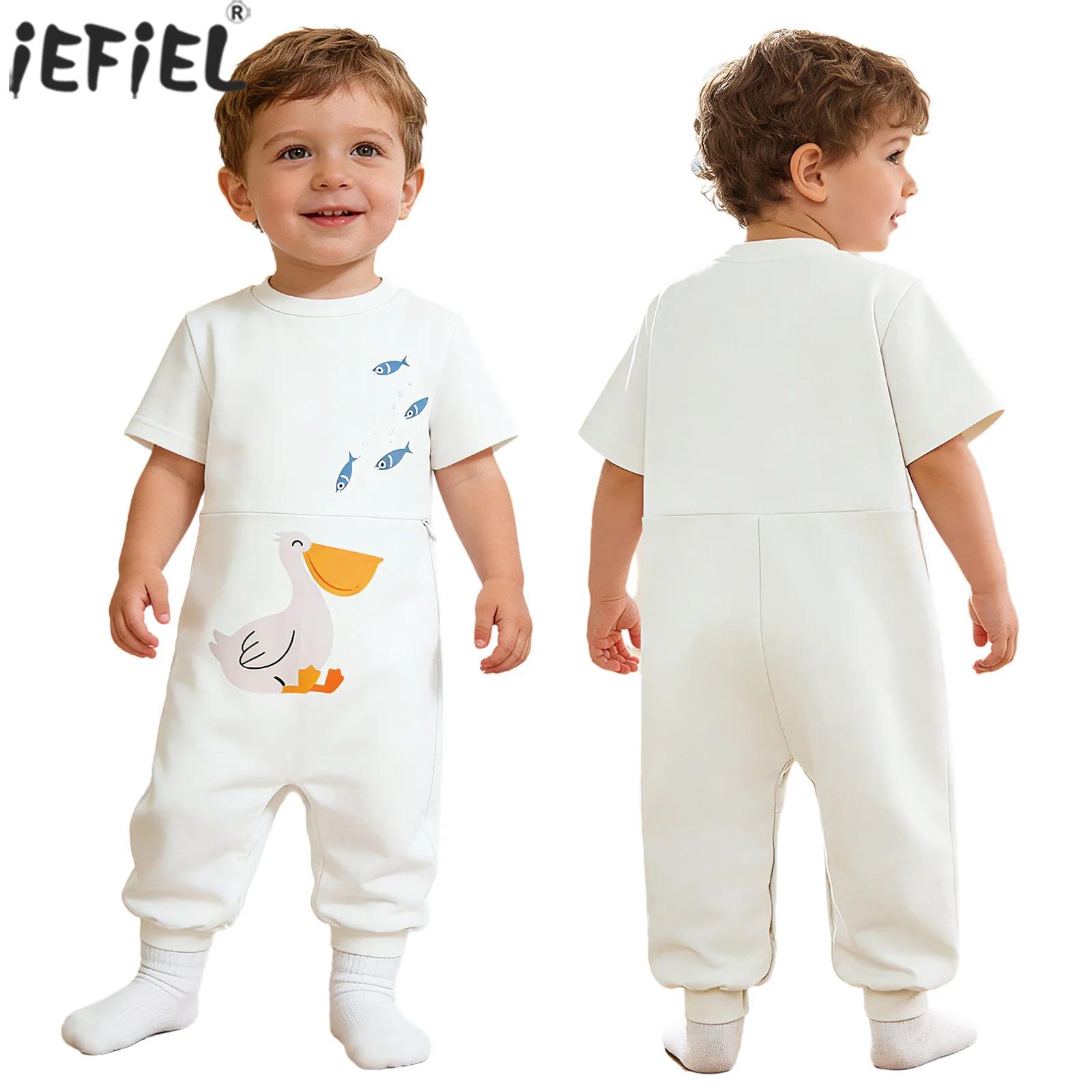 Summer Clothing For Babies - Combinaison adaptative à manches courtes avec