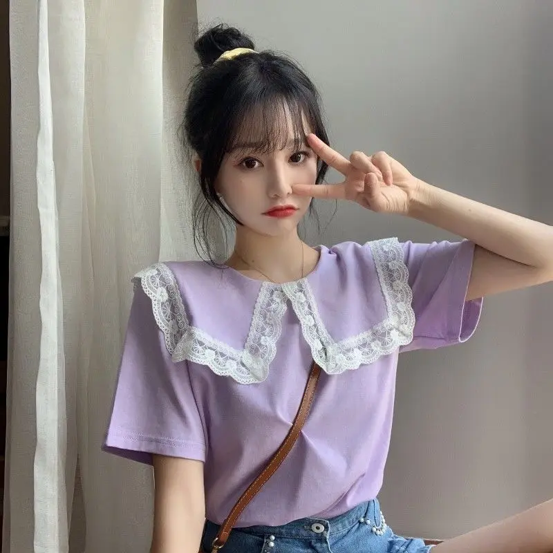 Summer Clothing Trends For Women - Vêtements haut mignon pour femme col