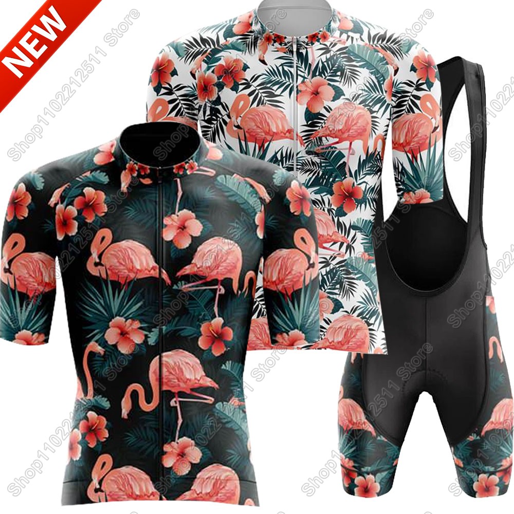 Summer Clothing Sale Men - Maillot de cyclisme Flamingo pour hommes,