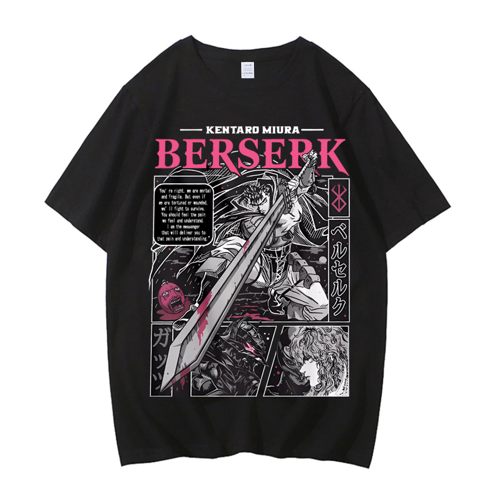 Nouveau T-shirt Anime Berserk  - Summer Clothing Trends For Women avis et prix