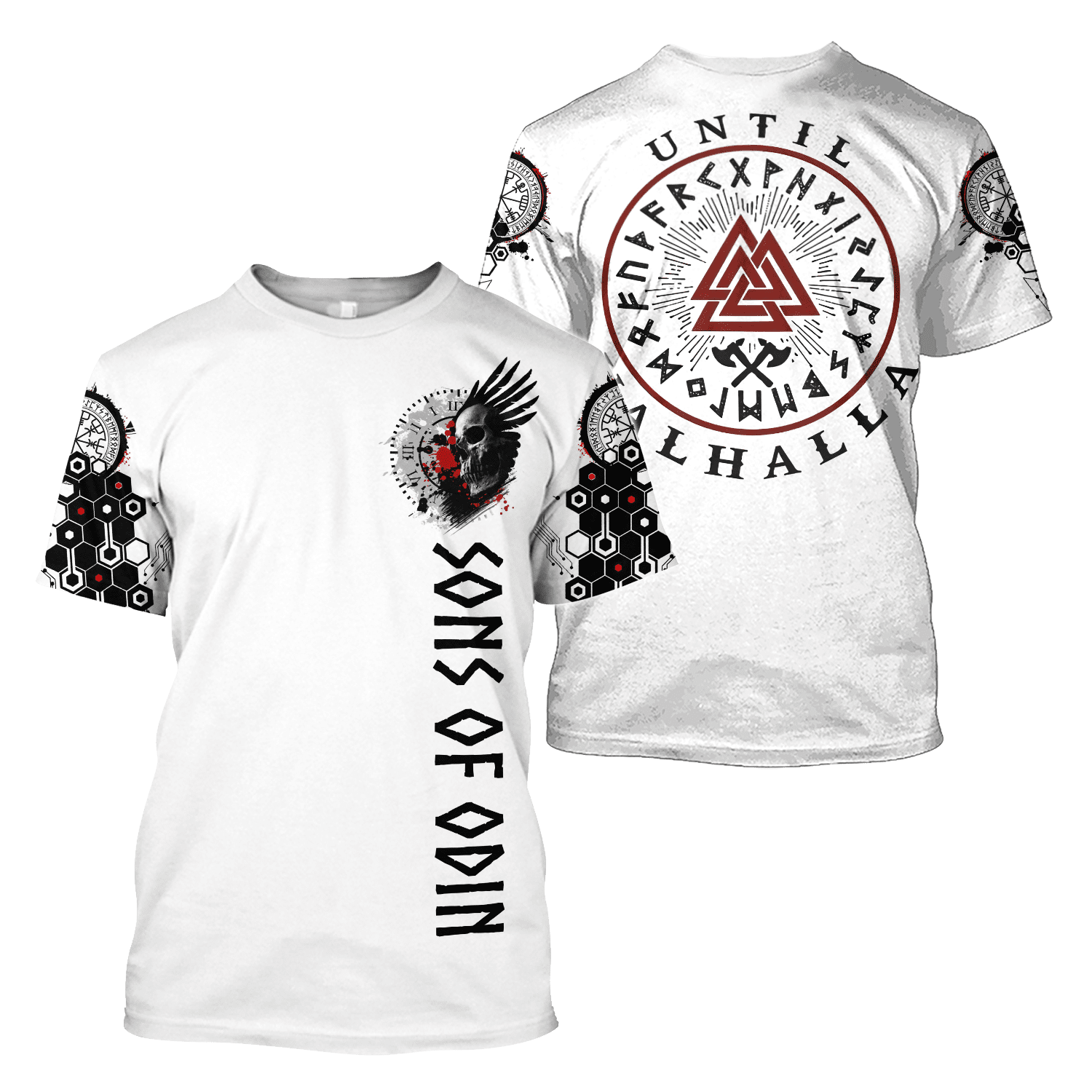 T-shirt manches courtes col ro - Summer Viking Clothing avis et prix
