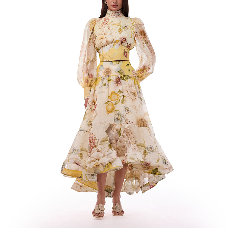 Ensemble 2 pièces imprimé flor - Summer Vacation Clothing Women avis et prix