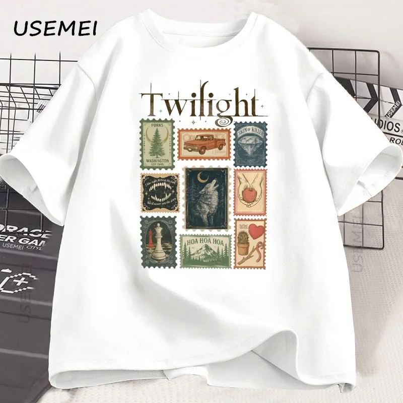 T-shirt Vintage Twilight Forks - Quality Summer Clothing For Women avis et prix