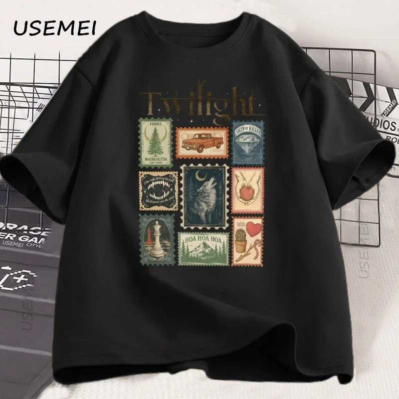 T-shirt Vintage Twilight Forks - Quality Summer Clothing For Women avis et prix