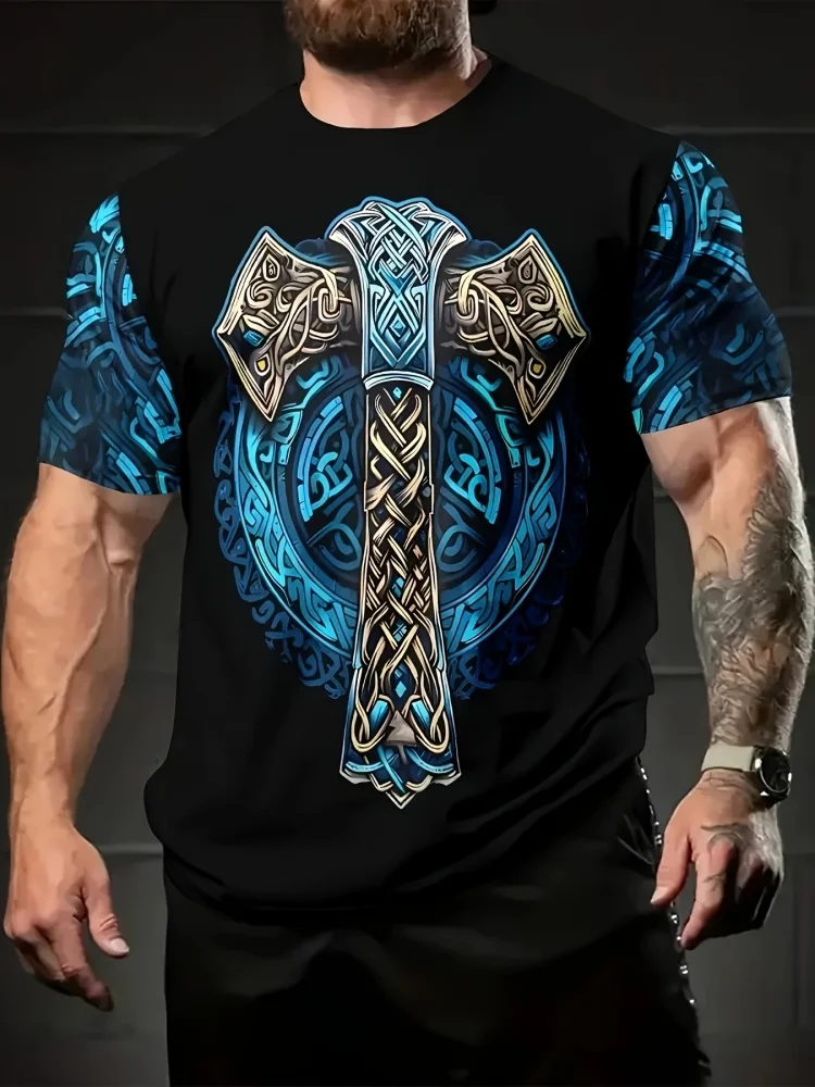 Nouveau T-shirt Homme Imprimé  - Summer Viking Clothing avis et prix
