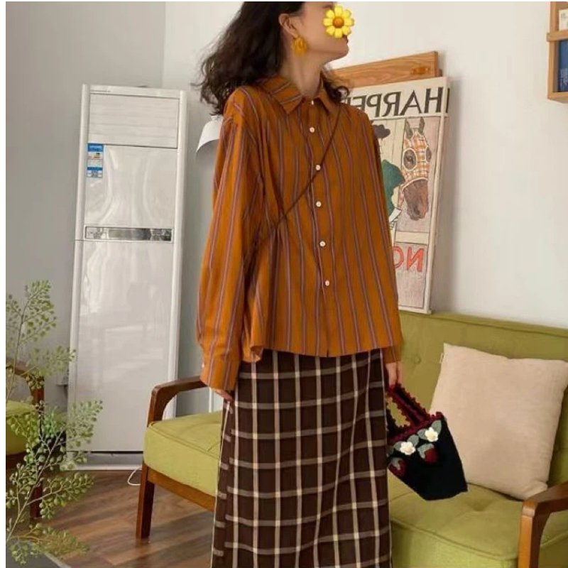 Chemisier décontracté à rayure - Summer Clothing Trends For Women avis et prix