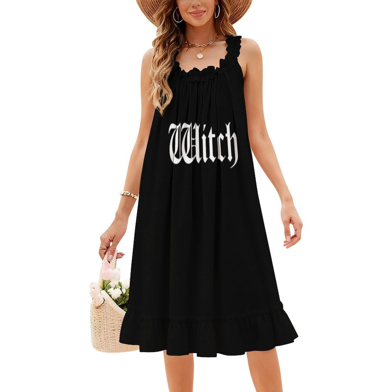 Sorcière bohème robe sans manc - Summer Vacation Clothing Women avis et prix