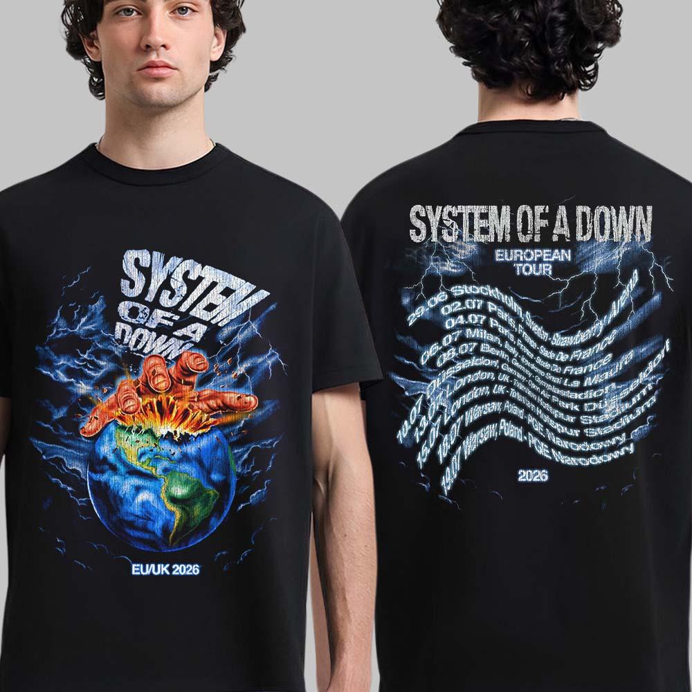 T-shirt System of A Down Europ - Summer Clothing Women Uk avis et prix