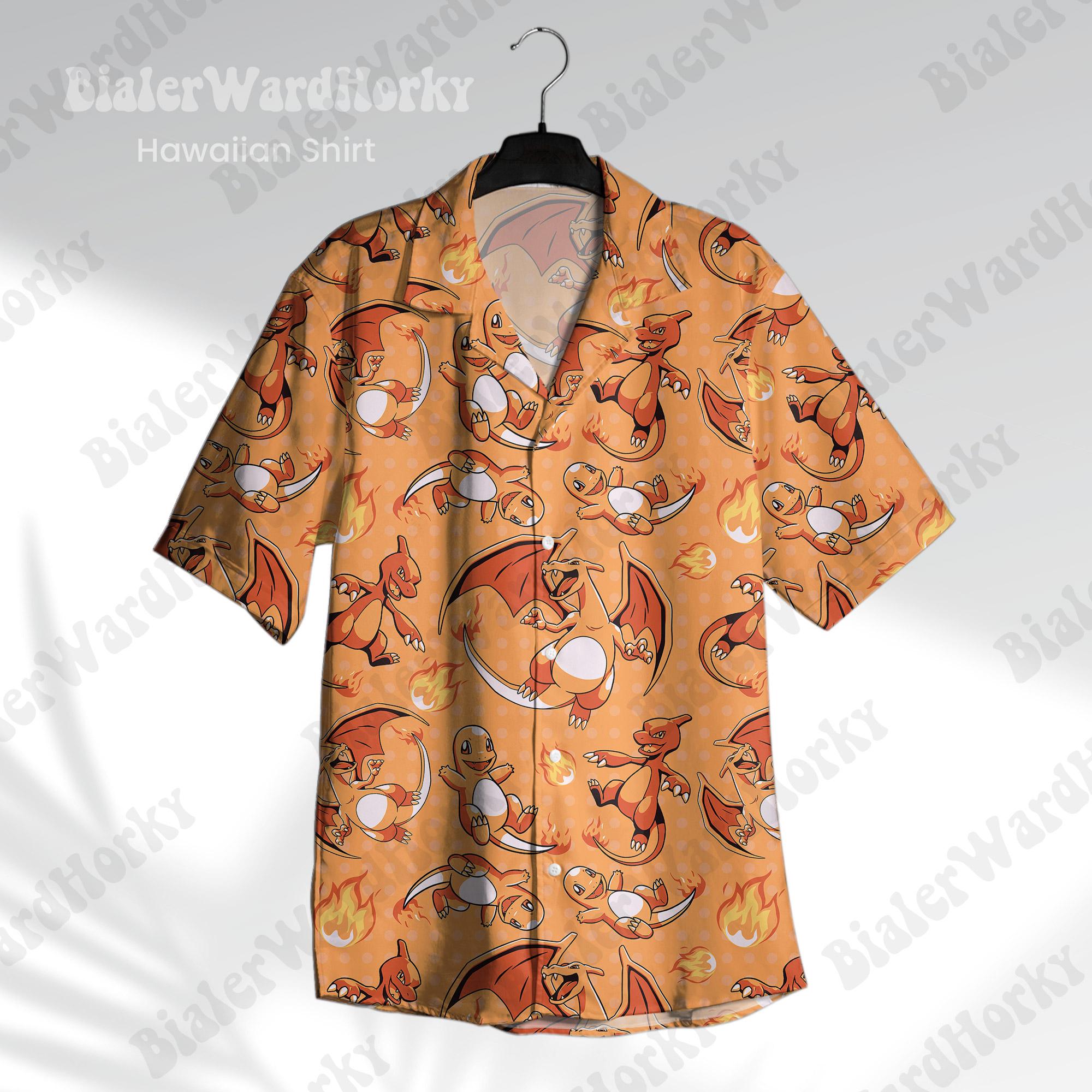Chemise hawaïenne Pokémon Char - Summer Vacation Clothing Women avis et prix