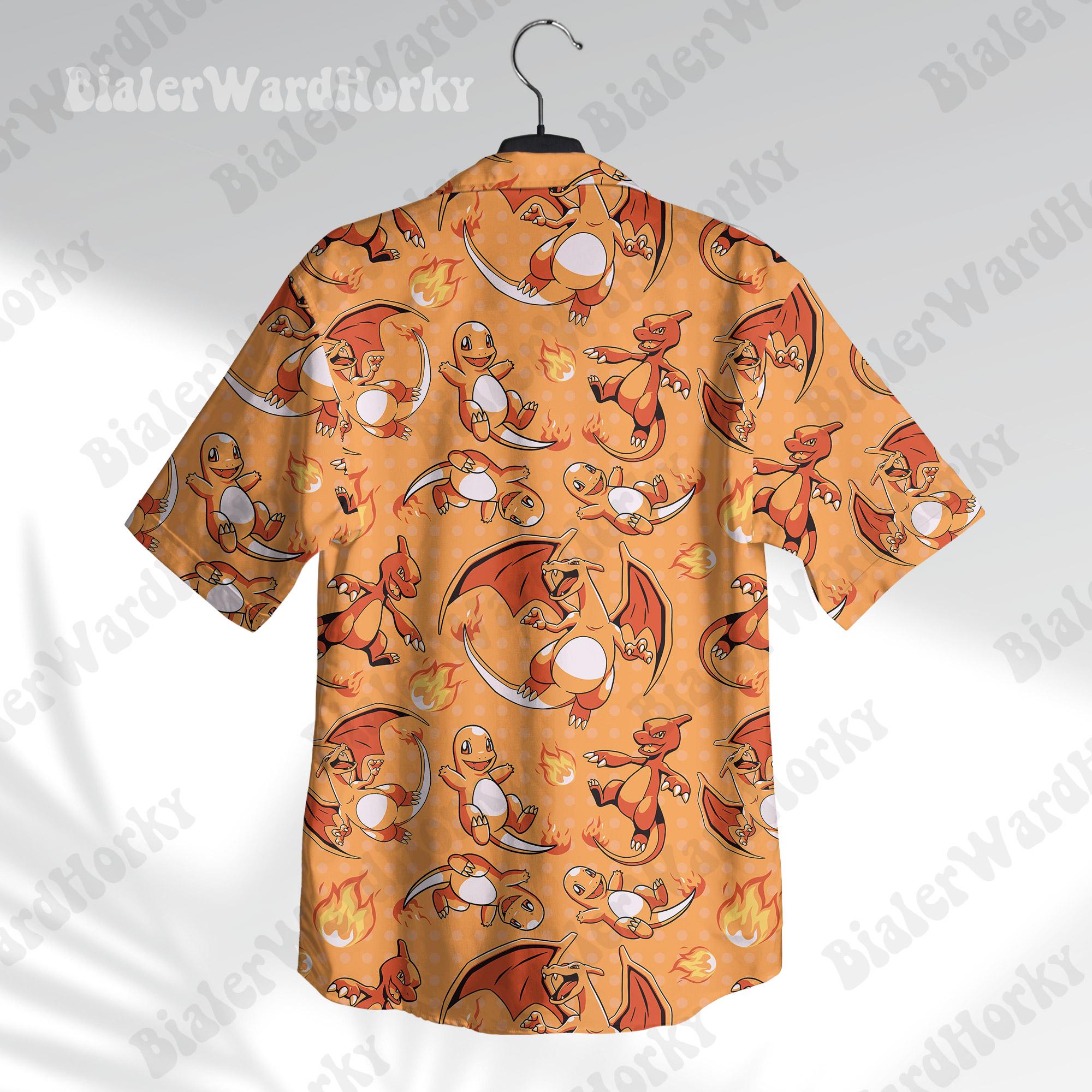 Chemise hawaïenne Pokémon Char - Summer Vacation Clothing Women avis et prix