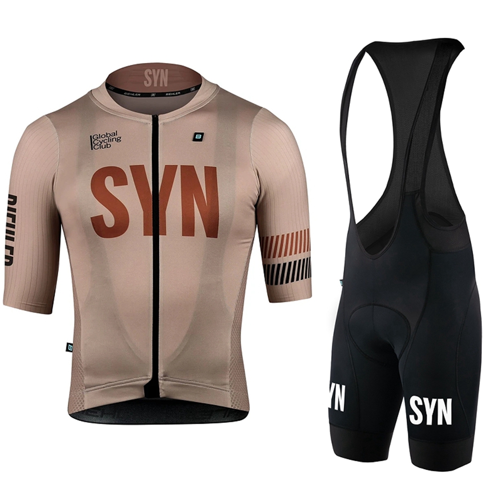 SYN-Maillot de cyclisme marron - Summer Clothing Sale Men avis et prix