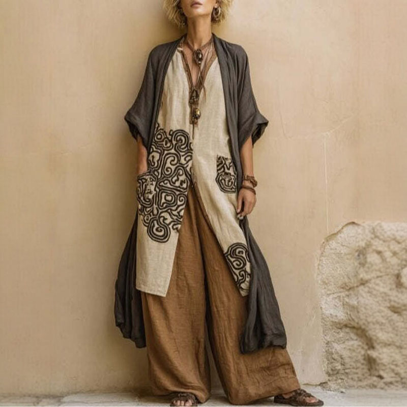 Ensemble 3 pièces Kimono Bohèm - Summer Vacation Clothing Women avis et prix
