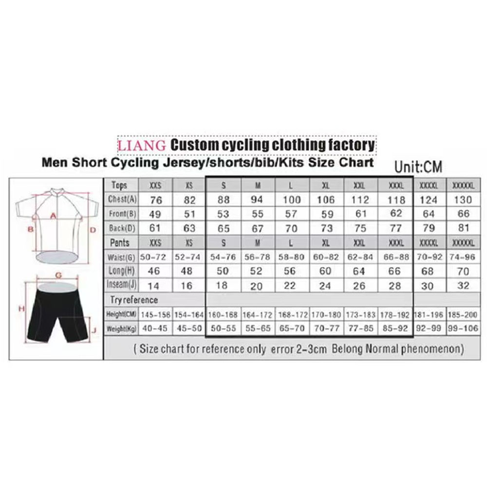 Ensemble de maillot de cyclism - Summer Clothing Sale Men avis et prix