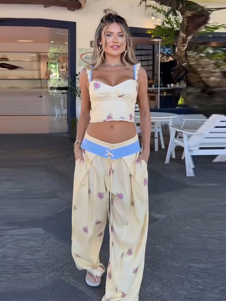 Ensemble pantalon et veste imp - Summer Vacation Clothing Women avis et prix