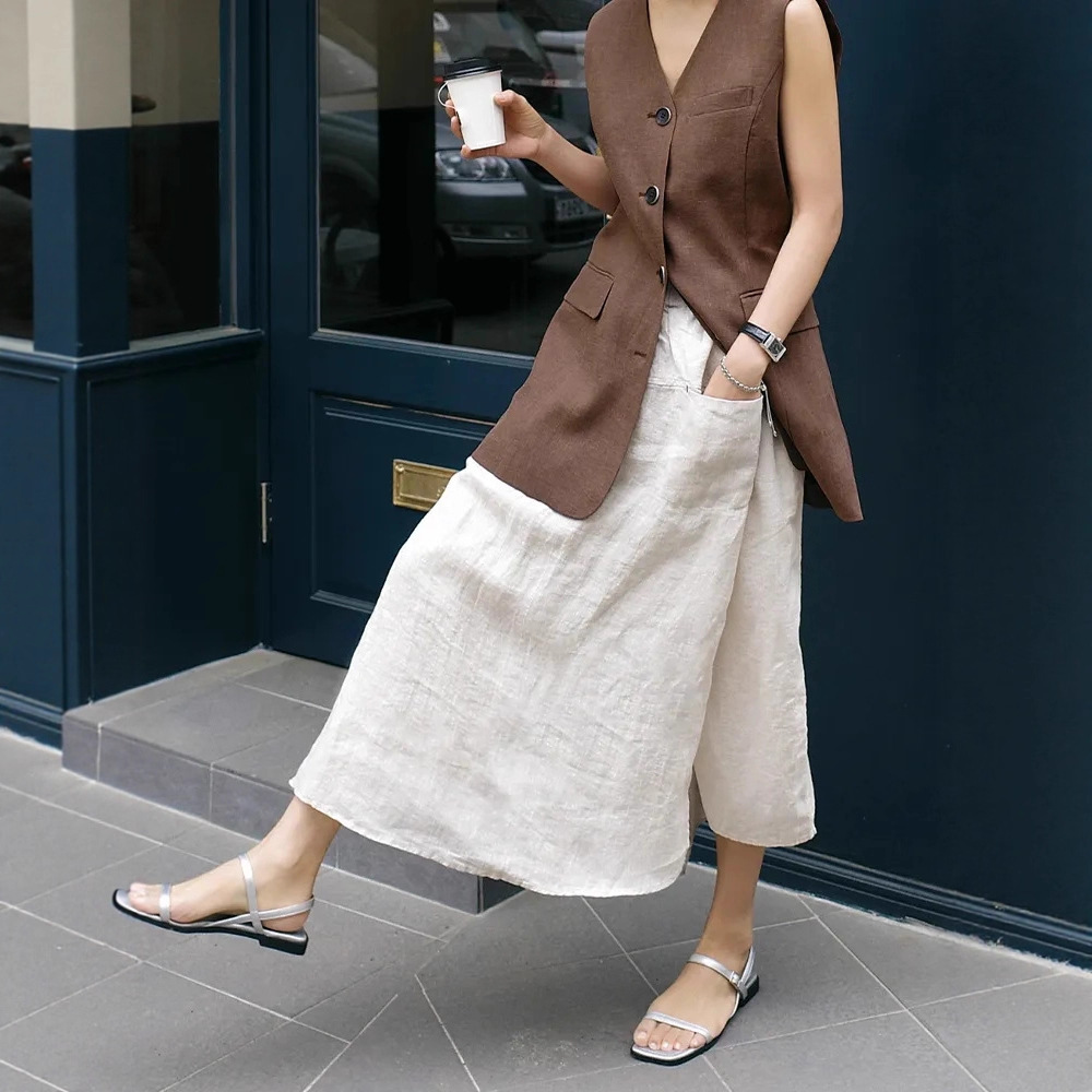 Nouveau pantalon palazzo court - Palazzo Pant Wide avis et prix