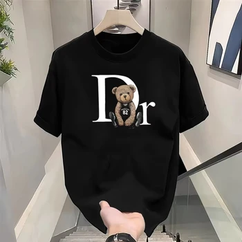 T-shirt imprimé ours mignon de - Quality Summer Clothing For Women avis et prix