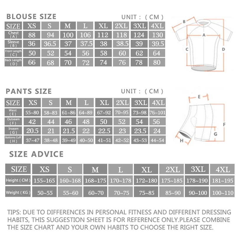 -Ensemble de maillot de cyclis - Summer Clothing Sale Men avis et prix