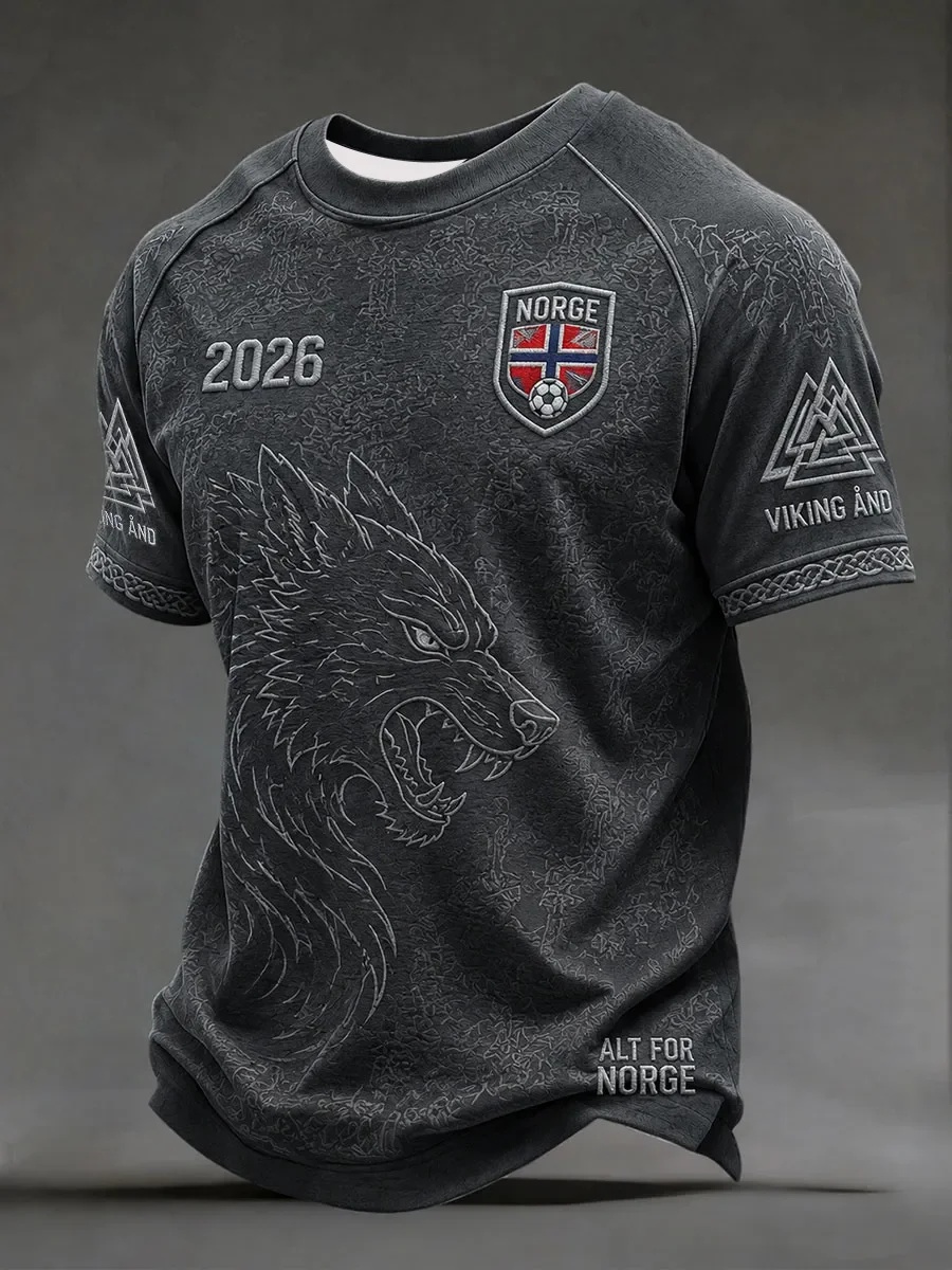 T-shirt graphique de football  - Summer Viking Clothing avis et prix